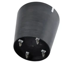 Ecopots Kunststoff-Topf Amsterdam mit Rollen, rund