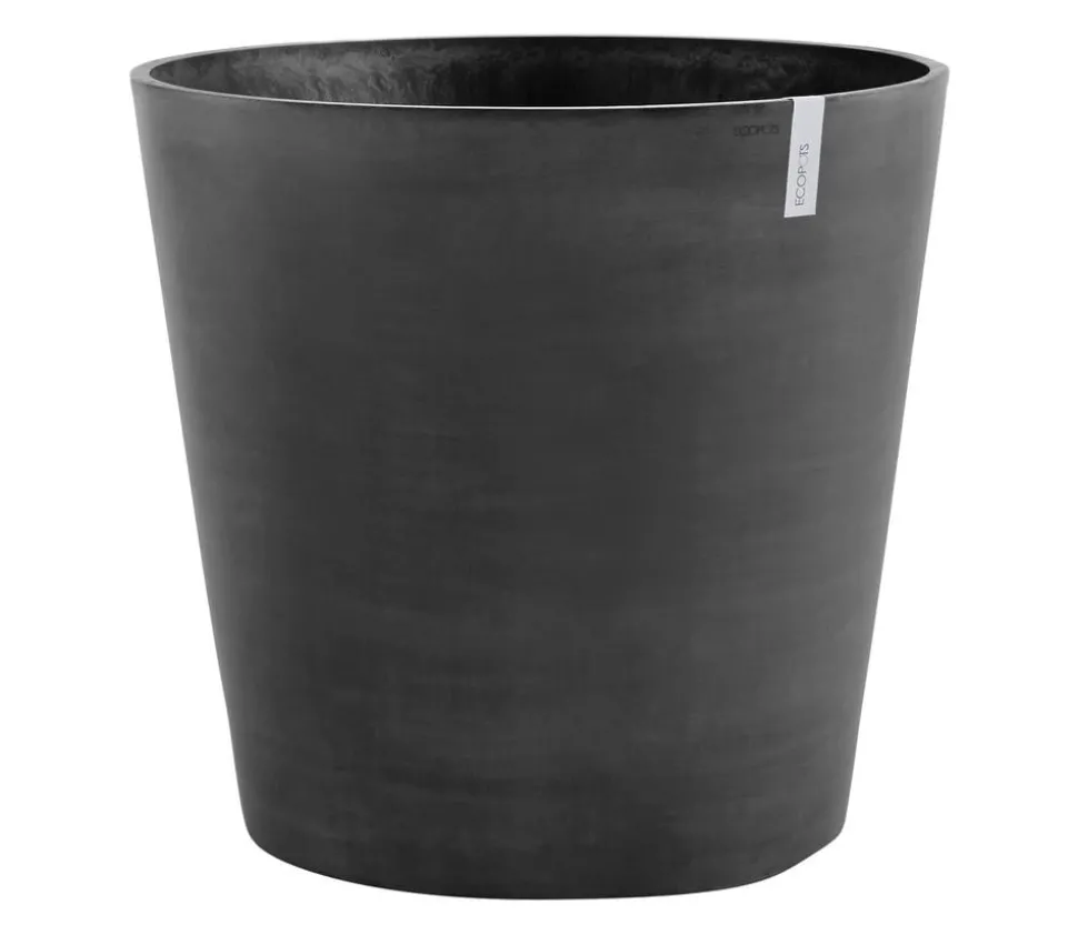 Ecopots Kunststoff-Topf Amsterdam mit Rollen, rund