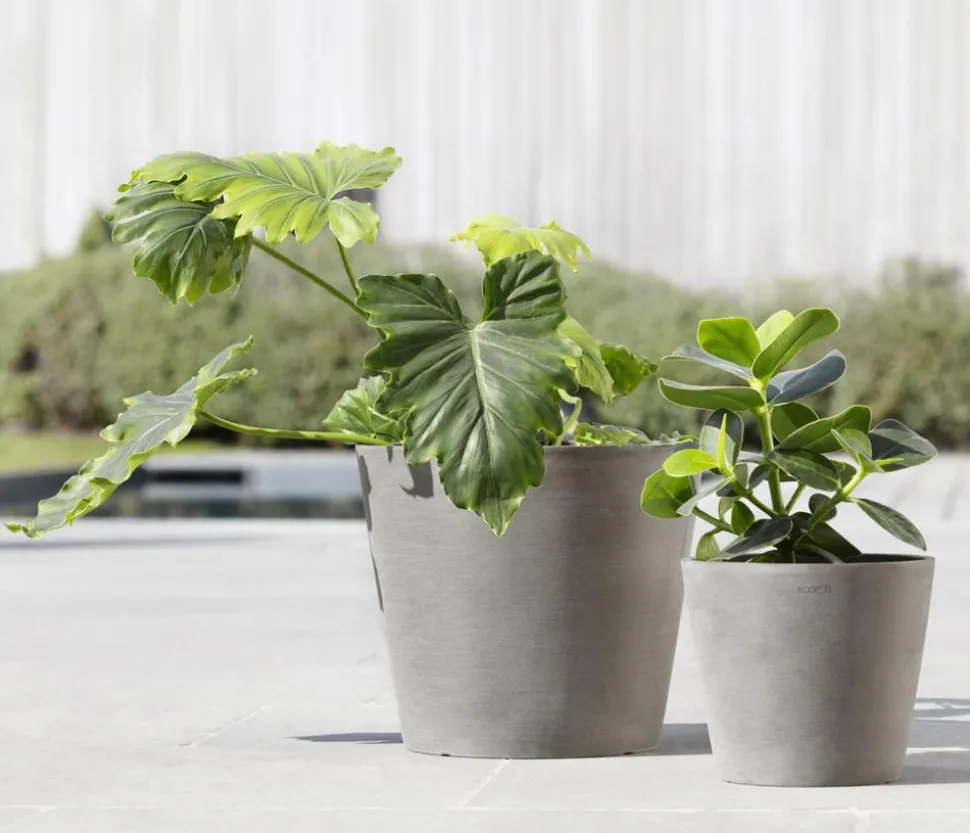 Ecopots Kunststoff-Topf Amsterdam mit Wassersystem, rund