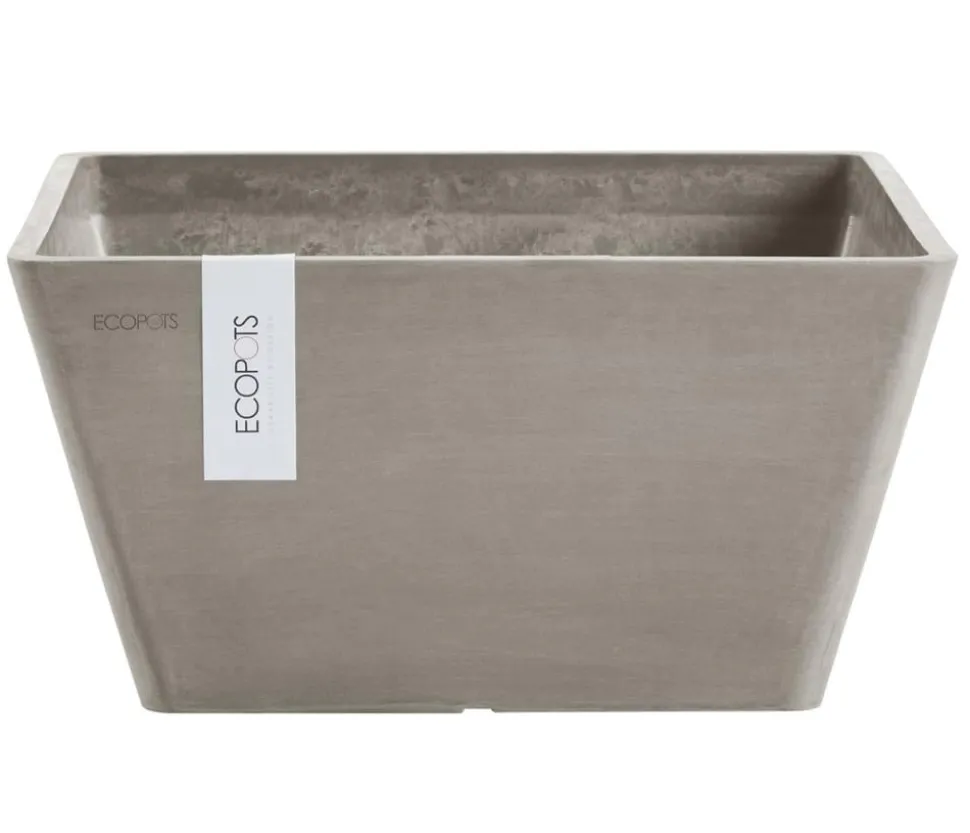 Ecopots Kunststoff-Topf Berlin, quadratisch