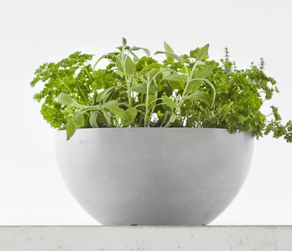 Ecopots Kunststoff-Topf Brussels, rund