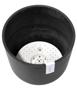Ecopots Kunststoff-Topf Oslo mit Wassersystem, rund