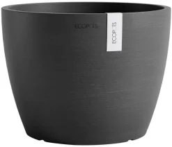 Ecopots Kunststoff-Topf Stockholm, rund