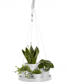 Ecopots Kunststoff-Untersetzer hängend, rund, ca. Ø36/H3 cm