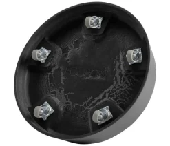 Ecopots Kunststoff-Untersetzer Oslo, rund, mit Rollen