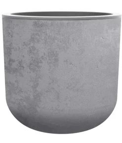 EDA Kunststoff-Topf Basalt Up, rund