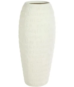 fleur ami Kunststoff-Vase Welcome, bauchig, creme