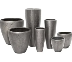 fleur ami Kunststoff-Topf Grace, konisch, silber