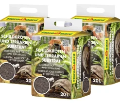 Floragard Schildkröten- und Terrariensubstrat, 3 x 20 l