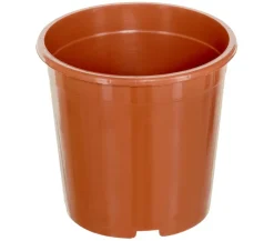 Geli Kunststoff-Containertopf Fiore, rund, terrakotta