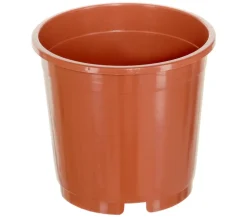 Geli Kunststoff-Containertopf Fiore, rund, terrakotta