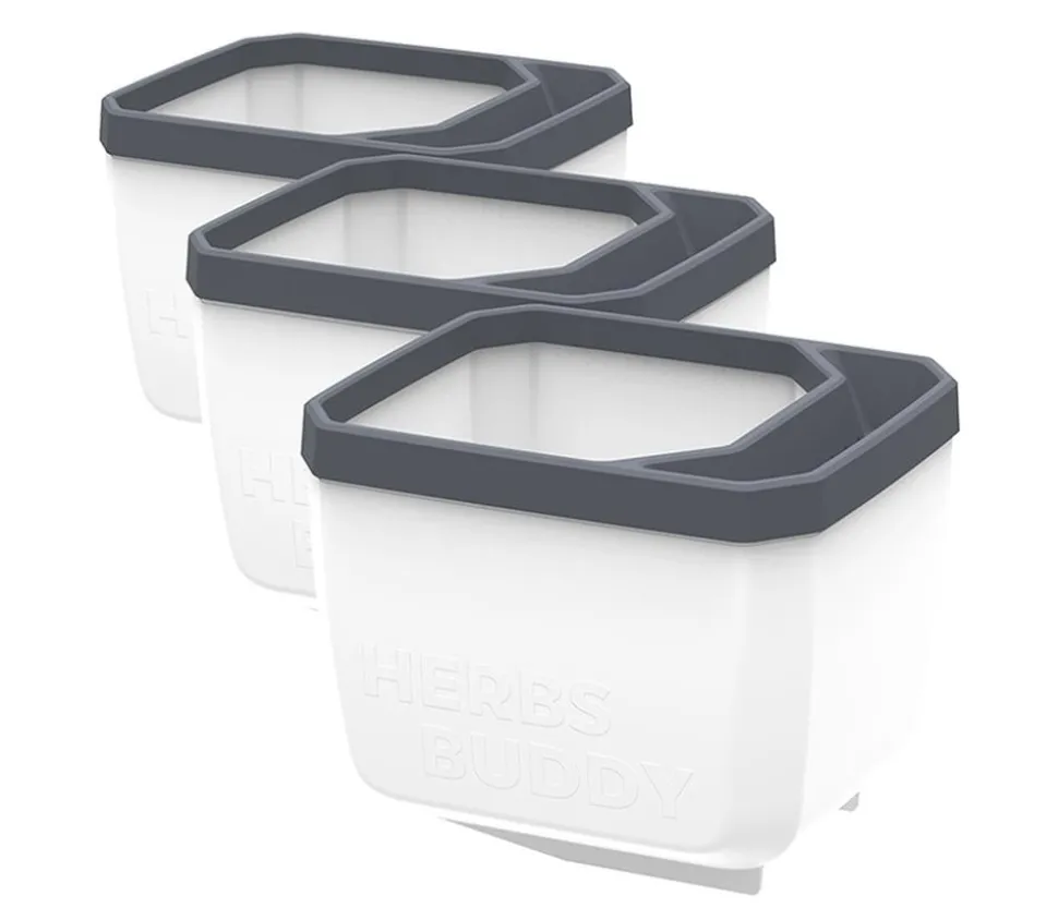 Gusta Garden Kräutertopf Herbs Buddy, ca. B16/H14/T14 cm, 3er-Set