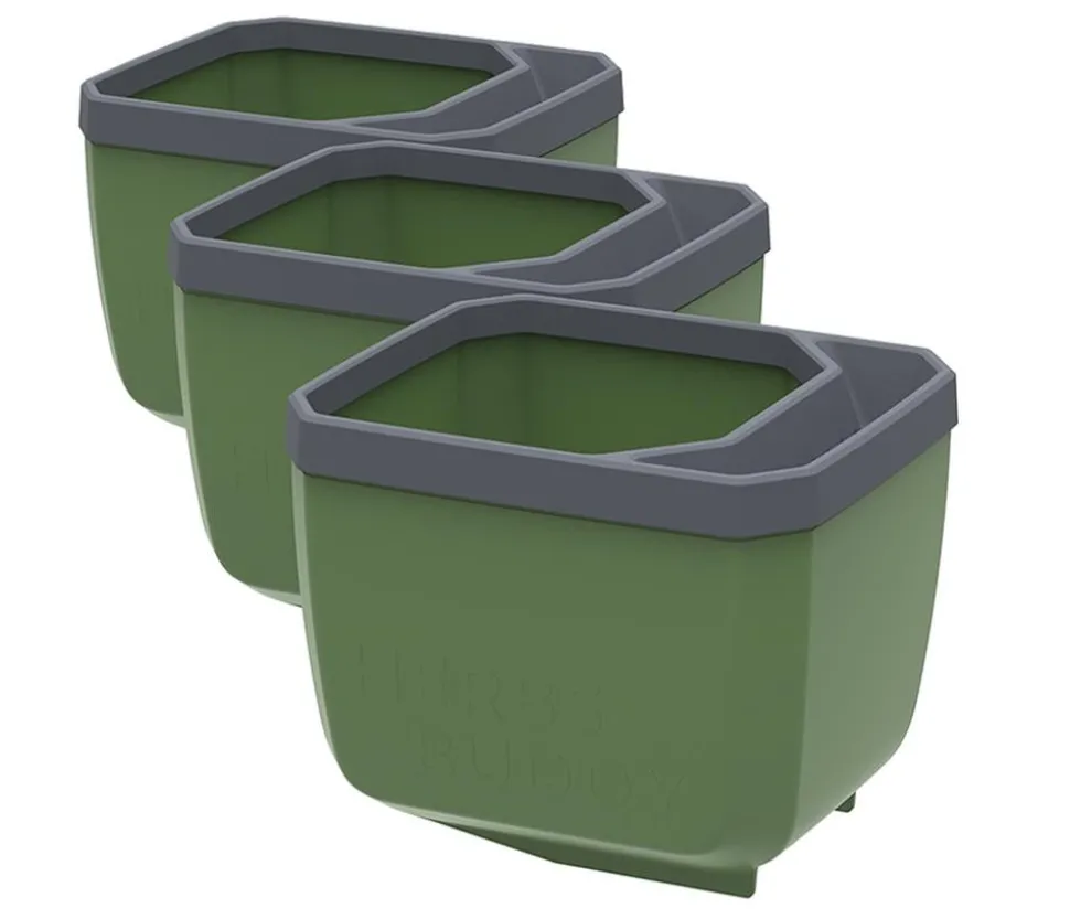 Gusta Garden Kräutertopf Herbs Buddy, ca. B16/H14/T14 cm, 3er-Set