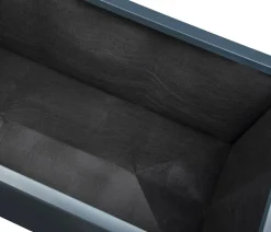Herstera Filz-Pflanztasche, rechteckig, schwarz, ca. B150 cm