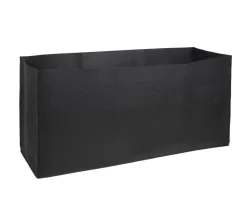 Herstera Filz-Pflanztasche, rechteckig, schwarz, ca. B100 cm