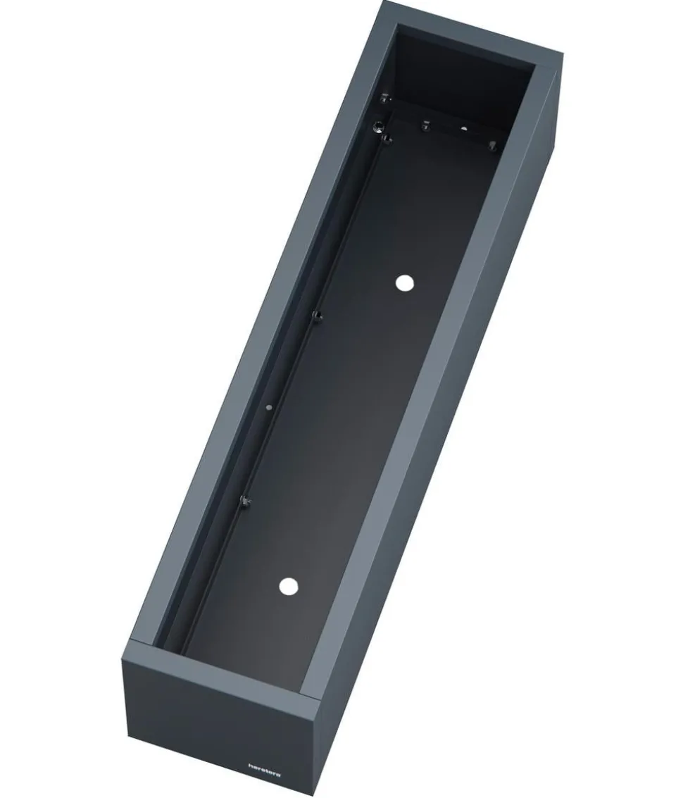 Herstera Metall-Pflanzkasten Cube Balcony, rechteckig, anthrazit