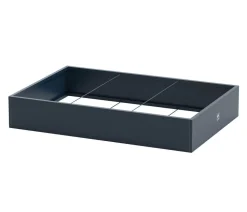 Herstera Metall-Pflanzkasten Cube Edge, rechteckig, anthrazit, ca. B150 cm