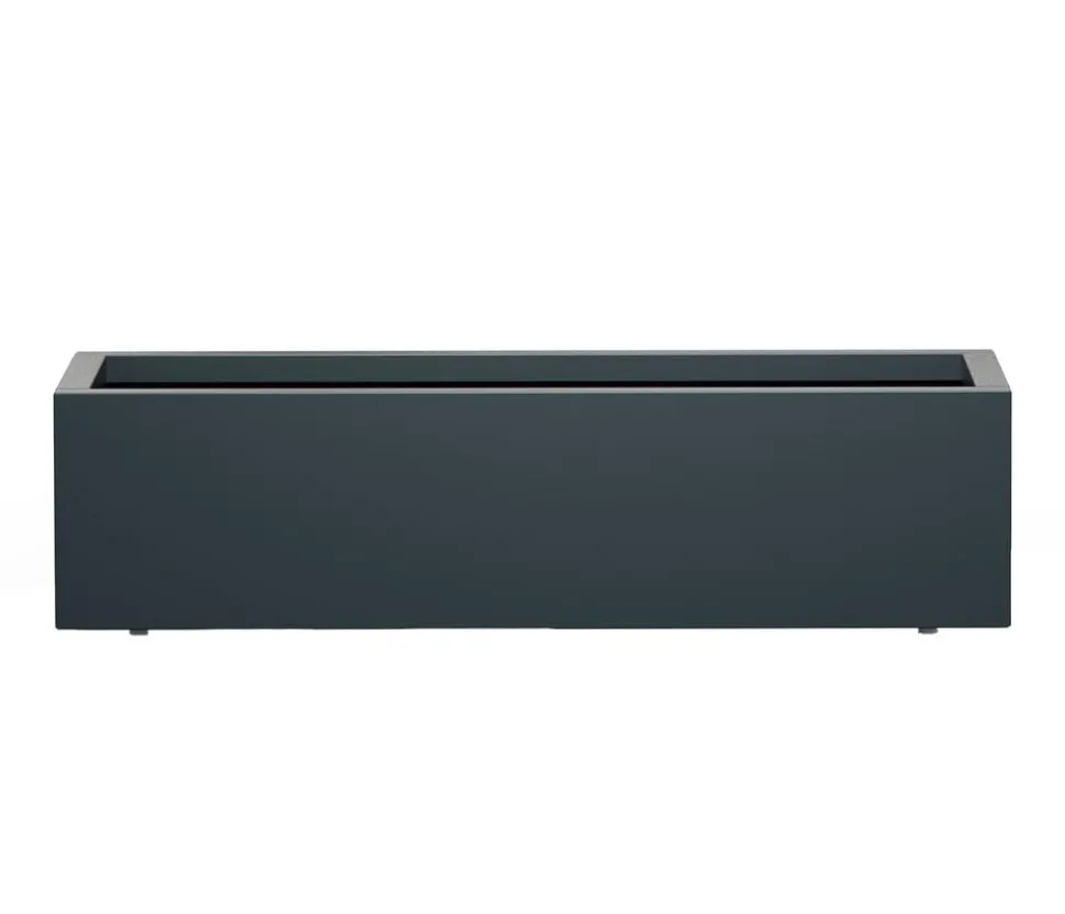 Herstera Metall-Pflanzkasten Cube Xic, rechteckig, anthrazit