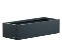 Herstera Metall-Pflanzkasten Cube Xic, rechteckig, anthrazit