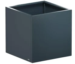 Herstera Metall-Pflanzkasten Cube LED, quadratisch, anthrazit