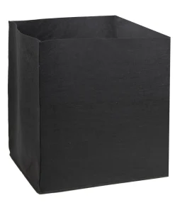 Herstera Filz-Pflanztasche, quadratisch, schwarz