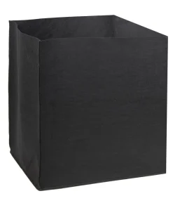 Herstera Filz-Pflanztasche, quadratisch, schwarz