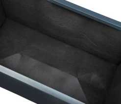 Herstera Filz-Pflanztasche, rechteckig, schwarz, ca. B100 cm