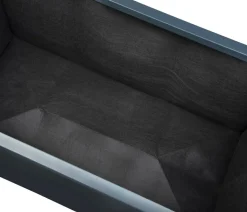 Herstera Filz-Pflanztasche, rechteckig, schwarz, ca. B100 cm