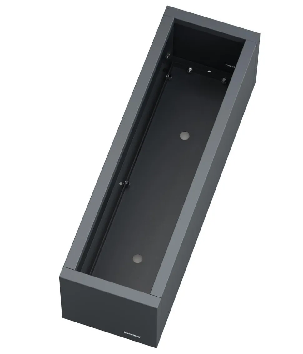 Herstera Metall-Pflanzkasten Cube Balcony, rechteckig, anthrazit