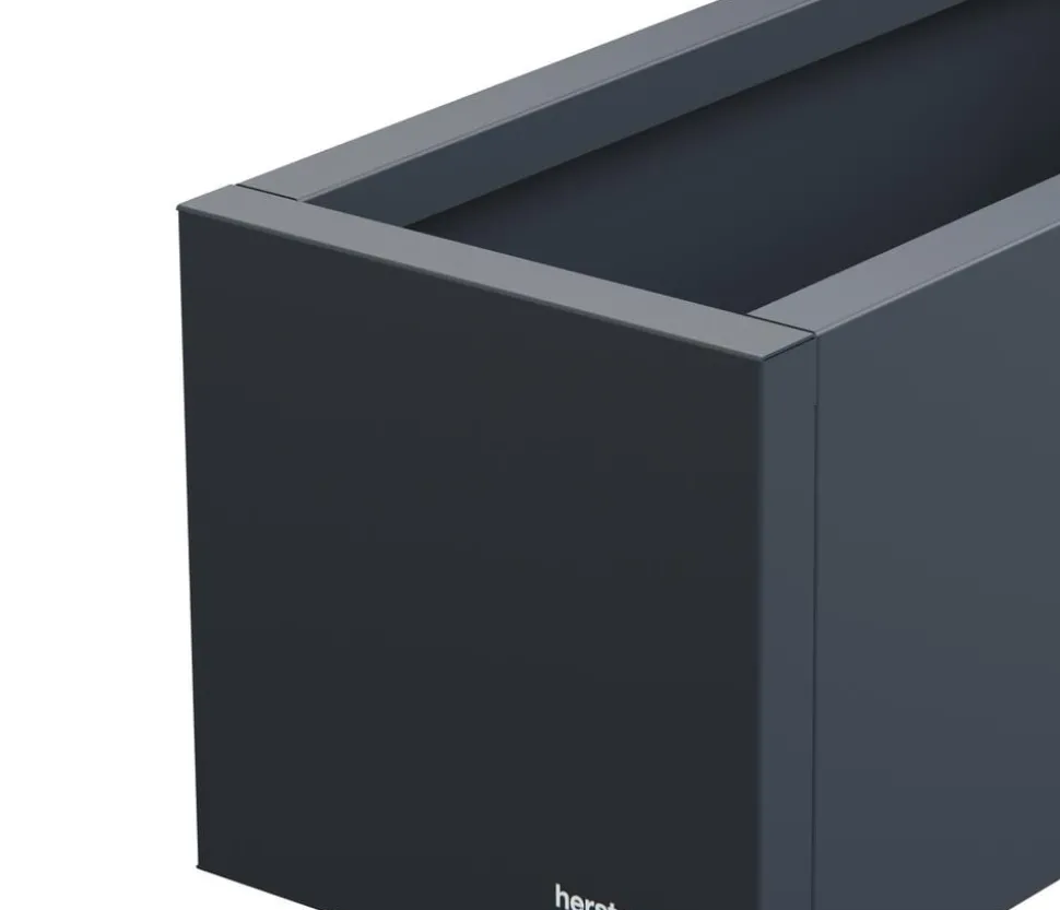 Herstera Metall-Pflanzkasten Cube Balcony, rechteckig, anthrazit