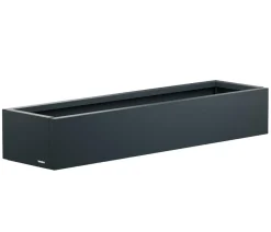 Herstera Metall-Pflanzkasten Cube Xic LED, rechteckig, anthrazit
