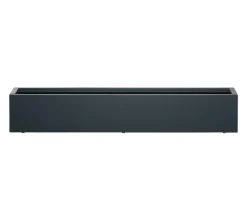Herstera Metall-Pflanzkasten Cube Xic LED, rechteckig, anthrazit
