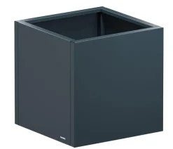 Herstera Metall-Pflanztopf Cube, quadratisch, anthrazit