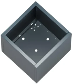 Herstera Metall-Pflanztopf Cube, quadratisch, anthrazit