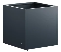 Herstera Metall-Pflanztopf Cube, quadratisch, anthrazit