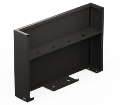 Herstera Metall-Raumtrenner Deco Planter, rechteckig, schwarz/natur