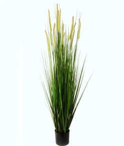 I.GE.A. Kunstpflanze Fuchsschwanzgras im Topf, ca. H150 cm
