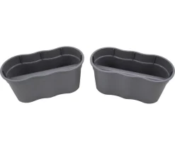KHW Kunststoff-Geländertopf Flowerclip, ca. B57,5/H27/T27,7 cm, 2er-Set