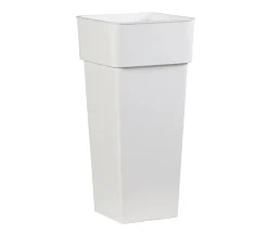 Kunststoff-Pflanzkübel Duo Quadro, quadratisch, ca. B37/H80/T37 cm