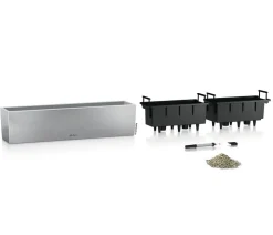LECHUZA® Edelstahl-Kasten Balconcera Steel, rechteckig