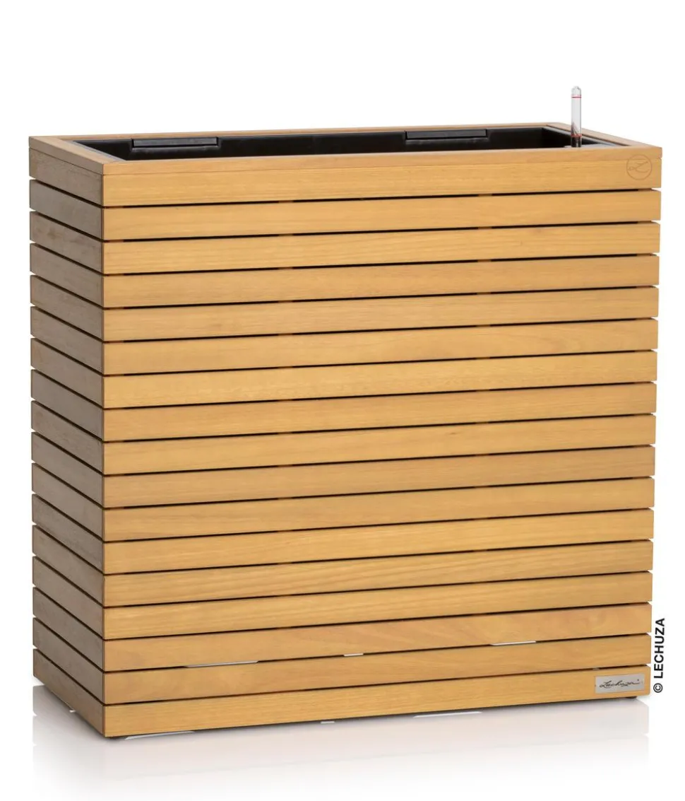 LECHUZA® Holz-Kasten PALO Natural Wood 80, rechteckig