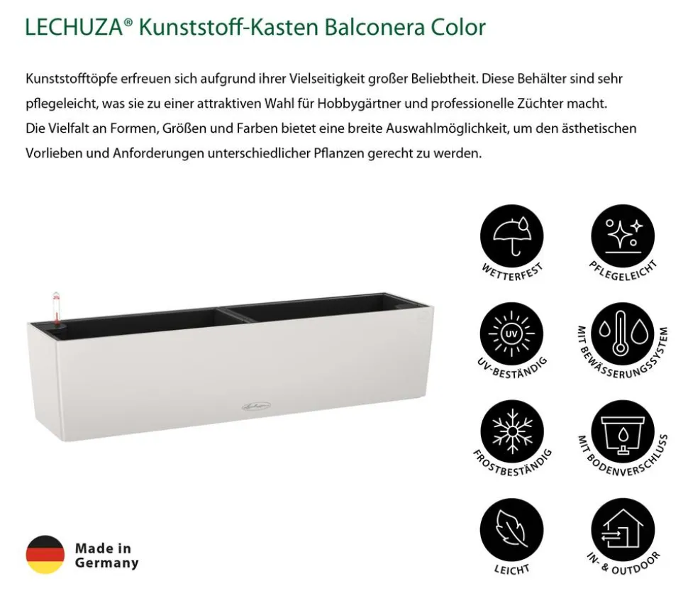 LECHUZA® Kunststoff-Kasten Balconera Color, rechteckig