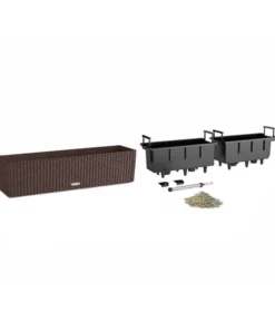 LECHUZA® Kunststoff-Kasten Balconera Cottage, rechteckig