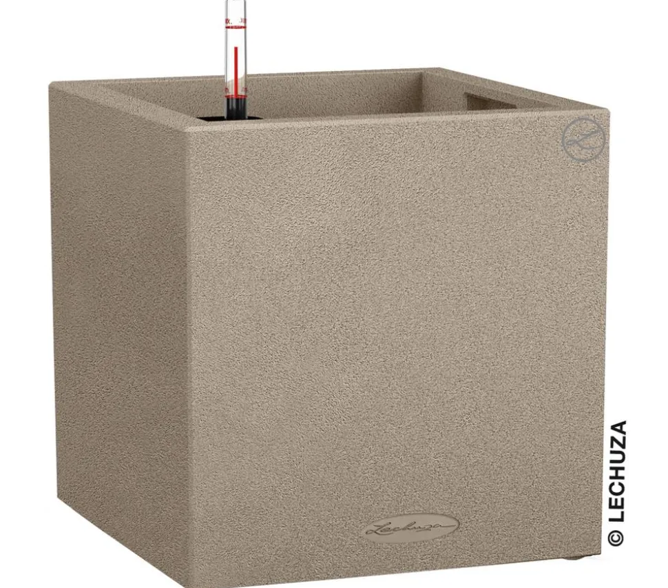 LECHUZA® Kunststoff-Topf Canto Stone, quadratisch
