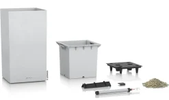 LECHUZA® Kunststoff-Topf Canto Stone, quadratisch