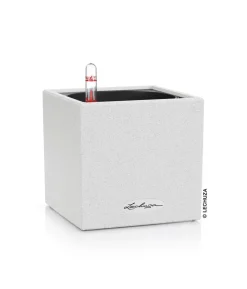 LECHUZA® Kunststoff-Topf Canto Stone, eckig, ca. B14/H13,5/T14 cm