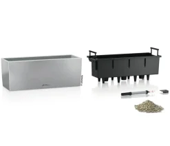 LECHUZA® Edelstahl-Kasten Balconcera Steel, rechteckig