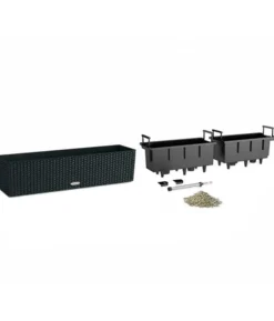 LECHUZA® Kunststoff-Kasten Balconera Cottage, rechteckig