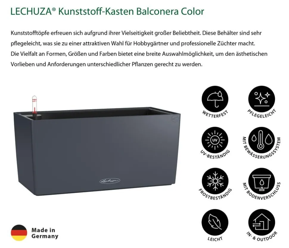 LECHUZA® Kunststoff-Kasten Balconera Color, rechteckig