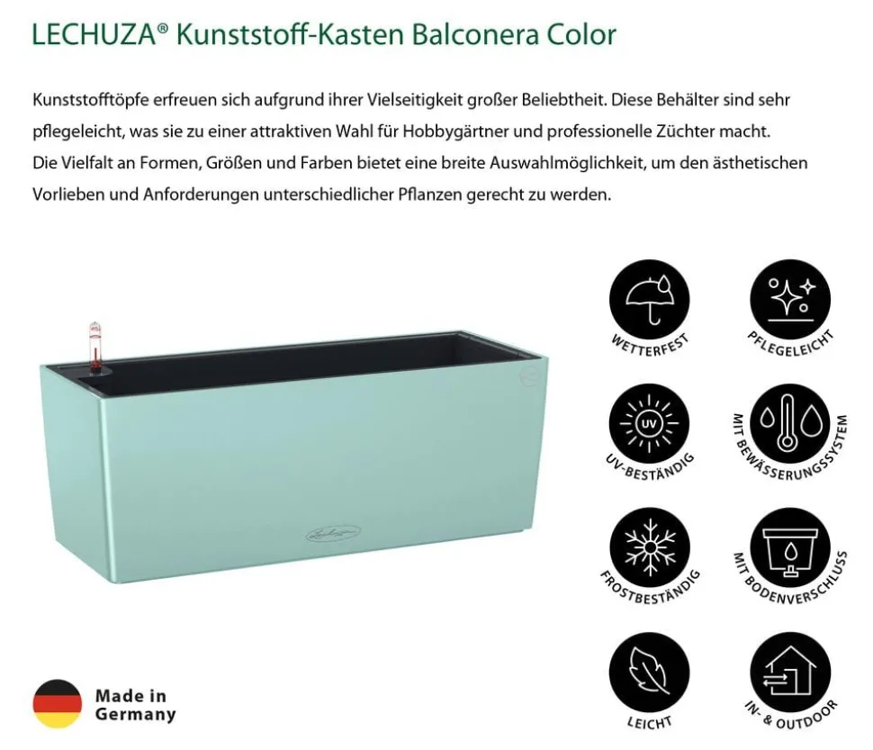 LECHUZA® Kunststoff-Kasten Balconera Color, rechteckig